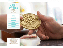 Tablet Screenshot of hotelavenida-povoa.com